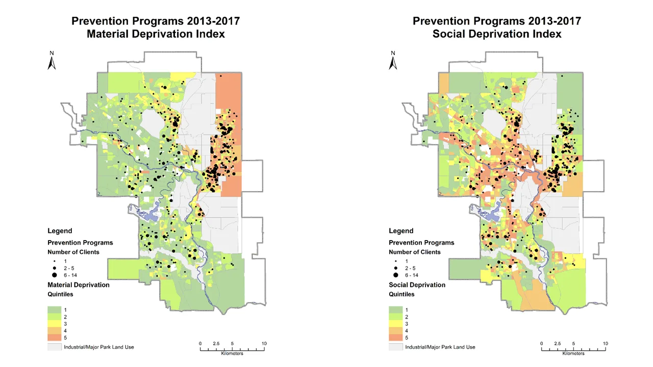 Using GIS for Program Evaluation in Calgary's Homelessness Prevention Sector