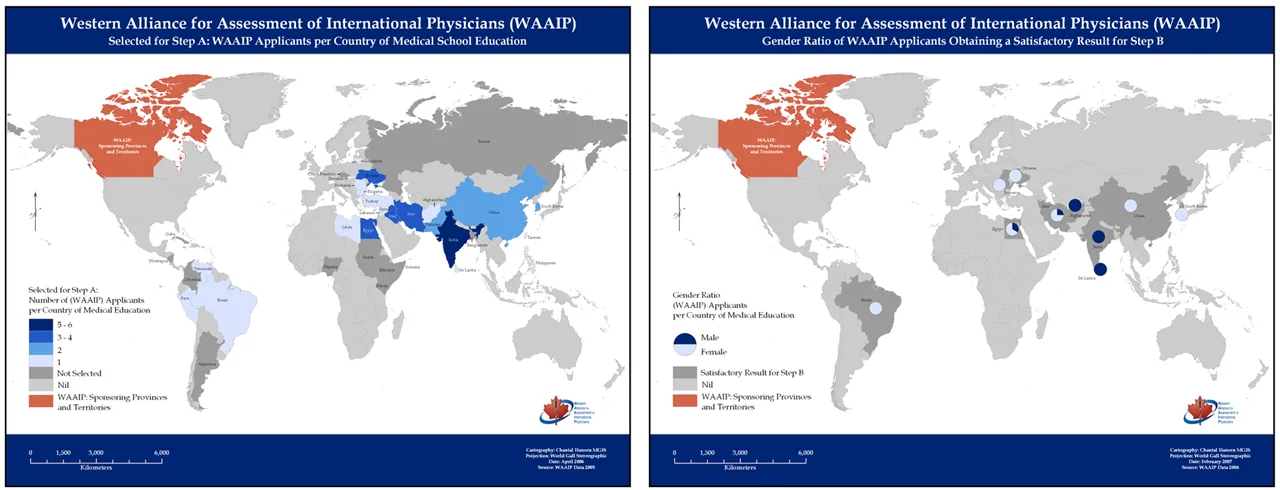 Mapping International Medical Graduate Applicants for WAAIP